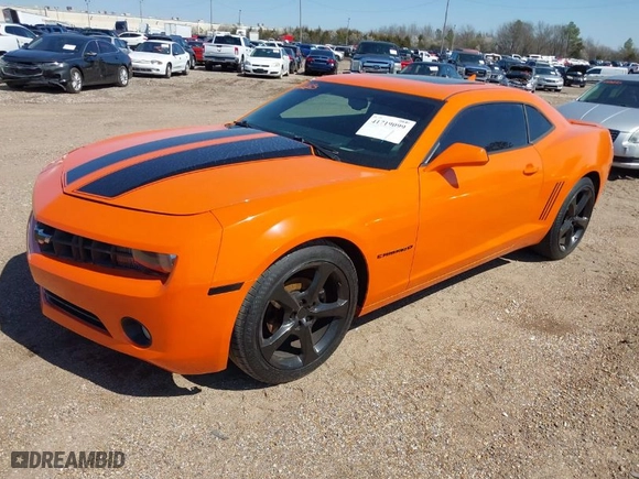2013 Chevrolet Camaro LT with VIN 2G1FC1E37D9141159, listed as a IAAI auction lot 41719099 with 174841 miles. Bid and sale history available at carsss.com. Image 2.