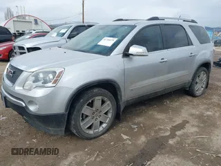 2010 GMC Acadia SLT2 with VIN 1GKLVNED0AJ164842, listed as a IAAI auction lot 41746075 with 186,567 mi miles and . Bid and sale history available at DreamBid. Image 2.
