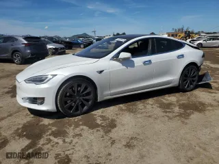 2020 Tesla Model S Long Range with VIN 5YJSA1E29LF365241, listed as a Copart auction lot 50585565 with 53,513 mi miles and Salvage Title. Bid and sale history available at carsss.com. Image 1.