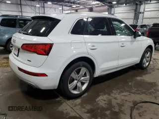 2019 Audi Q5 Premium Plus with VIN WA1BNAFY2K2035945, listed as a Copart auction lot 57507345 with 79,866 mi miles and Salvage title. Bid and sale history available at DreamBid. Image 3.