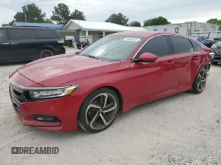 2020 Honda Accord Sport with VIN 1HGCV2F3XLA025614, listed as a Copart auction lot 55842835 with 98,117 mi miles and Salvage title. Bid and sale history available at DreamBid. Image 1.