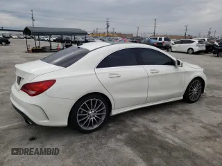 2016 Mercedes-Benz CLA 250 with VIN WDDSJ4EB0GN291609, listed as a Copart auction lot 44596744 with 98,129 mi miles and . Bid and sale history available at DreamBid. Image 3.