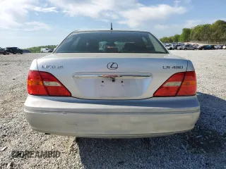 2001 Lexus LS 430 with VIN JTHBN30F810046417, listed as a Copart auction lot 52645575 with 213,865 mi miles and Salvage Title. Bid and sale history available at carsss.com. Image 6.