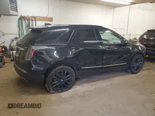 2021 Cadillac XT5 AWD Sport with VIN 1GYKNHRS1MZ103033, listed as a Copart auction lot 58586425 with 65,229 mi miles and Salvage title. Bid and sale history available at DreamBid. Image 3.