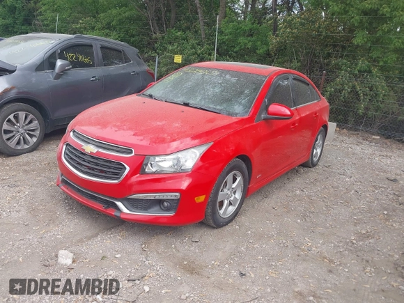 2015 Chevrolet Cruze LT with VIN 1G1PC5SB1F7211525, listed as a IAAI auction lot 42240655 with 161,194 mi miles and . Bid and sale history available at DreamBid. Image 2.