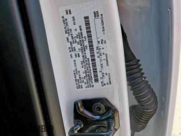 2020 Ford F-150 XL z VIN 1FTEW1CP2LKF02195, wystawiony jako Copart lot #57402265 z przebiegiem 50 022 mil mil oraz Szkoda całkowita • Salvage title. Historia ofert i sprzedaży dostępna na DreamBid. Obrazek 12.