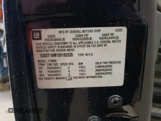2005 GMC Envoy SLT z VIN 1GKET16M156182328, wystawiony jako Copart lot #52248895 z przebiegiem 199 266 mil mil oraz Szkoda całkowita • Salvage title. Historia ofert i sprzedaży dostępna na DreamBid. Obrazek 13.
