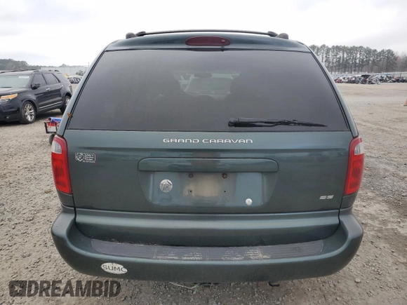 2001 Dodge Caravan ES with VIN 2B8GP54L01R117432, listed as a Copart auction lot 84896924 with 207,991 mi miles and Salvage Title. Bid and sale history available at carsss.com. Image 6.