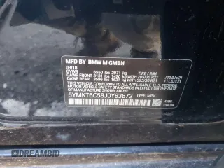 2018 BMW X5 M z VIN 5YMKT6C58J0Y83672, wystawiony jako Copart lot #48067795 z przebiegiem 61 554 mil mil oraz Szkoda całkowita • Salvage title. Historia ofert i sprzedaży dostępna na DreamBid. Obrazek 13.