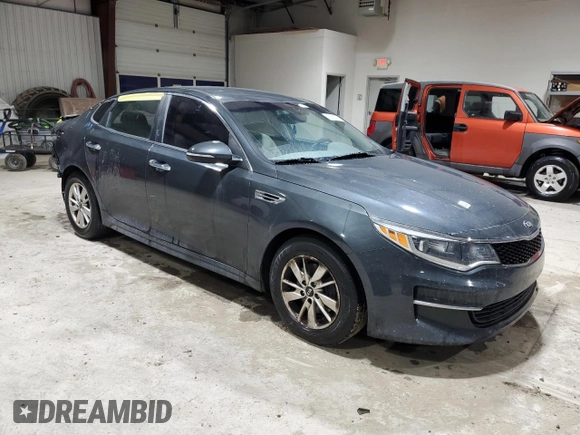 2016 Kia Optima LX with VIN 5XXGT4L38GG019021, listed as a Copart auction lot 42590785 with 94,728 mi miles and Salvage Title. Bid and sale history available at DreamBid. Image 4.