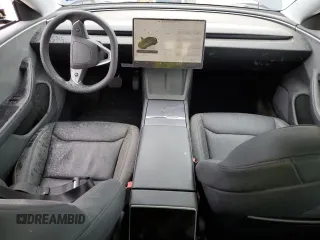 2024 Tesla Model 3 with VIN 5YJ3E1EA0RF739034, listed as a Copart auction lot 49830575 with 17,888 mi miles and Salvage Title. Bid and sale history available at DreamBid. Image 8.