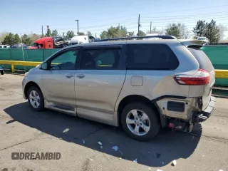 2015 Toyota Sienna LE AAS with VIN 5TDKK3DCXFS627254, listed as a Copart auction lot 49837295 with 107,701 mi miles and Salvage Title. Bid and sale history available at DreamBid. Image 2.