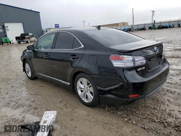 2010 Lexus HS 250h with VIN JTHBB1BA5A2006721, listed as a Copart auction lot 86219234 with 126,484 mi miles and Salvage Title. Bid and sale history available at DreamBid. Image 2.