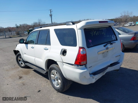 2007 Toyota 4Runner SR5 with VIN JTEBU14R070119880, listed as a IAAI auction lot 41760576 with 291,698 mi miles. Bid and sale history available at carsss.com. Image 3.