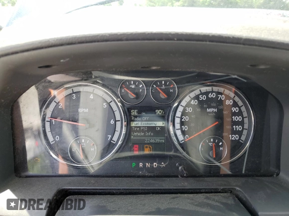 2012 Ram 1500 Sport with VIN 1C6RD7HT5CS172270, listed as a Copart auction lot 61381345 with 224,639 mi miles and Salvage title. Bid and sale history available at DreamBid. Image 9.