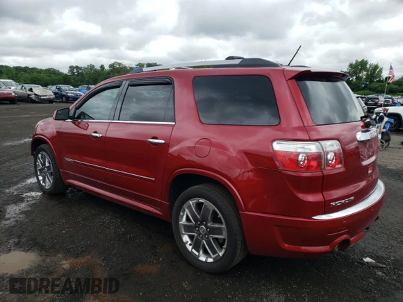 2012 GMC Acadia Denali z VIN 1GKKVTED6CJ124493, wystawiony jako Copart lot #63833365 z przebiegiem 144 935 mil mil oraz Szkoda całkowita • Salvage title. Historia ofert i sprzedaży dostępna na DreamBid. Obrazek 2.