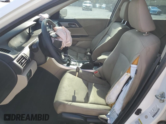 2015 Honda Accord LX with VIN 1HGCR2F38FA225612, listed as a Copart auction lot 53711815 with 129,228 mi miles and Salvage Title. Bid and sale history available at DreamBid. Image 7.
