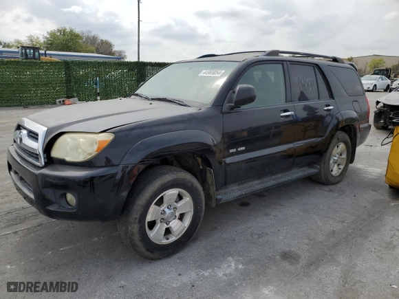 2007 Toyota 4Runner SR5 with VIN JTEBU14R270122778, listed as a Copart auction lot 44969054 with 0 mi miles and Clean Title. Bid and sale history available at carsss.com. Image 1.