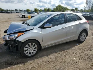2016 Hyundai Elantra GT GL with VIN KMHD25LH6GU327835, listed as a Copart auction lot 73138404 with 0 mi miles and Salvage Title. Bid and sale history available at carsss.com. Image 1.