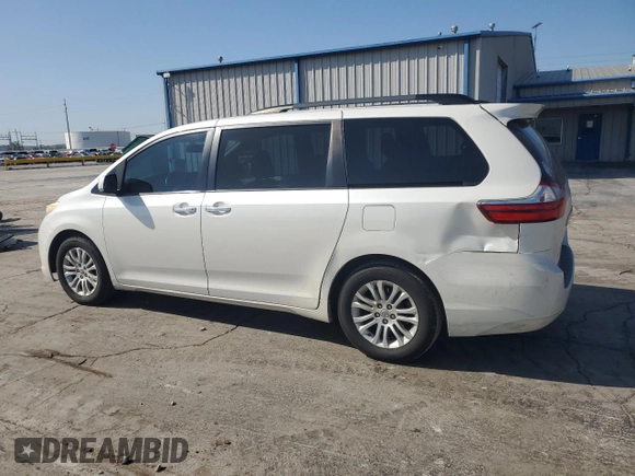 2017 Toyota Sienna XLE Auto Access Seat with VIN 5TDYZ3DCXHS826362, listed as a Copart auction lot 51980615 with 242,830 mi miles and Salvage Title. Bid and sale history available at carsss.com. Image 2.