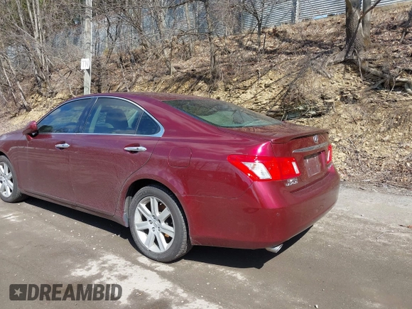 2008 Lexus ES 350 with VIN JTHBJ46G582255159, listed as a IAAI auction lot 42048577 with 205,472 mi miles. Bid and sale history available at carsss.com. Image 6.