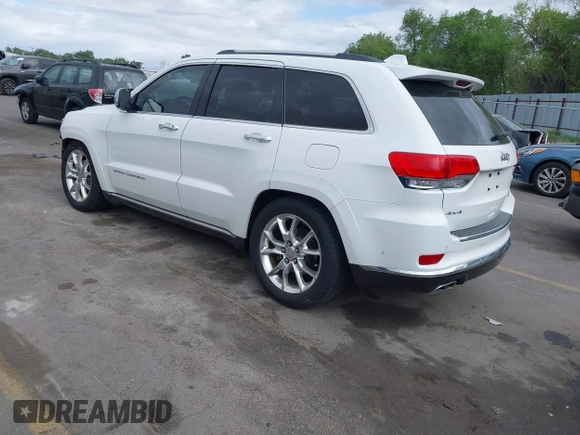 2014 Jeep Grand Cherokee Summit z VIN 1C4RJFJG2EC476114, wystawiony jako IAAI lot #42249108 z przebiegiem 97 569 mil mil oraz . Historia ofert i sprzedaży dostępna na DreamBid. Obrazek 3.