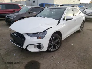 2022 Audi A3 Premium with VIN WAUAUDGY1NA018162, listed as a Copart auction lot 42932784 with 0 mi miles. Bid and sale history available at carsss.com. Image 1.