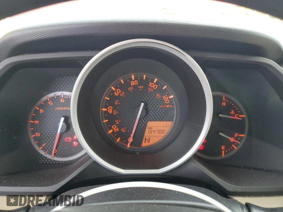 2012 Toyota 4Runner SR5 with VIN JTEZU5JRXC5041888, listed as a Copart auction lot 53674585 with 154,700 mi miles and Salvage title. Bid and sale history available at DreamBid. Image 9.