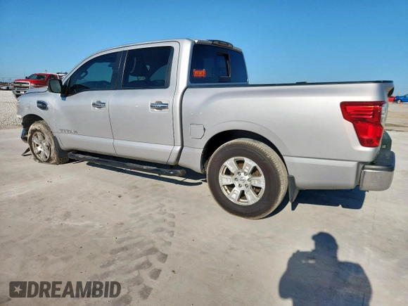 2017 Nissan Titan SV with VIN 1N6AA1EKXHN522857, listed as a Copart auction lot 61134785 with 168,380 mi miles and Salvage title. Bid and sale history available at DreamBid. Image 2.