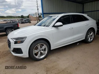 2021 Audi Q8 Premium Plus with VIN WA1BVAF11MD021870, listed as a Copart auction lot 65349035 with 66,178 mi miles and Clean title. Bid and sale history available at DreamBid. Image 1.