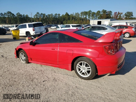2003 Toyota Celica GT with VIN JTDDR32T430146700, listed as a Copart auction lot 77332194 with 141,164 mi miles and Salvage Title. Bid and sale history available at carsss.com. Image 2.