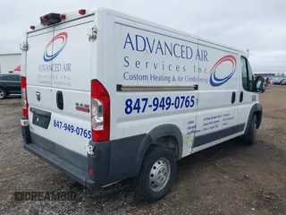 2018 Ram ProMaster Cargo with VIN 3C6TRVAG1JE105819, listed as a IAAI auction lot 41920111 with 185,025 mi miles and . Bid and sale history available at DreamBid. Image 4.