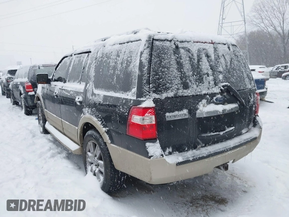 2010 Ford Expedition Eddie Bauer with VIN 1FMJU1J53AEB35675, listed as a IAAI auction lot 41310340 with 232,427 mi miles and . Bid and sale history available at DreamBid. Image 3.