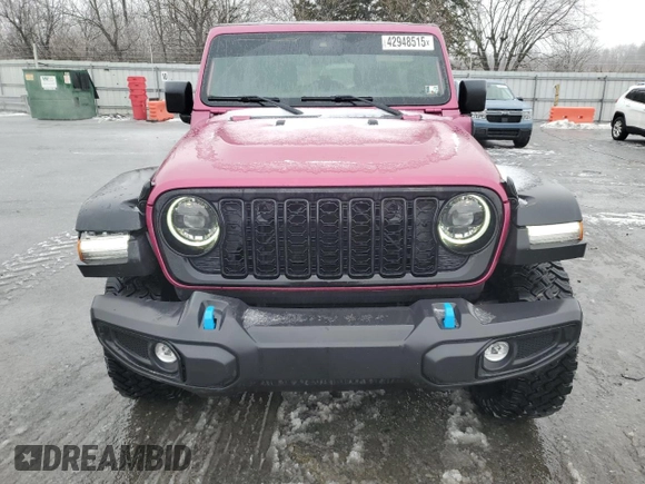 2024 Jeep Wrangler Sport S с VIN 1C4RJXN61RW322344, выставлен на аукционе Copart как лот 42948515 с пробегом 4 257 миль миль и Списание • Salvage title. История ставок и продаж доступна на DreamBid. Изображение 5.