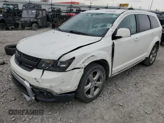 2017 Dodge Journey Crossroad Plus with VIN 3C4PDCGB7HT614599, listed as a Copart auction lot 52244255 with 98,797 mi miles and Salvage title. Bid and sale history available at DreamBid. Image 1.
