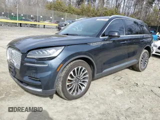 2023 Lincoln Aviator Reserve z VIN 5LM5J7XC5PGL08335, wystawiony jako Copart lot #45872495 z przebiegiem 44 392 mil mil oraz Szkoda całkowita • Salvage title. Historia ofert i sprzedaży dostępna na DreamBid. Obrazek 1.