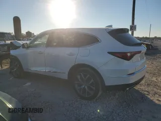 2023 Acura MDX w/Technology Package with VIN 5J8YD9H46PL005510, listed as a Copart auction lot 83422284 with 35,681 mi miles and Salvage Title. Bid and sale history available at carsss.com. Image 2.