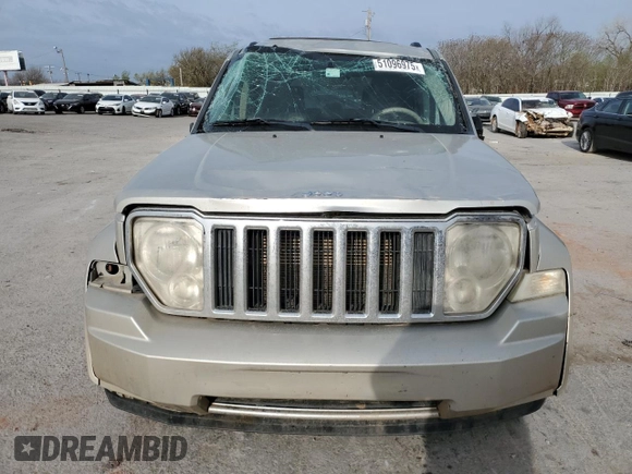 2008 Jeep Liberty Limited with VIN 1J8GN58K88W178372, listed as a Copart auction lot 51096975 with 160,485 mi miles and Non Repairable. Bid and sale history available at DreamBid. Image 5.