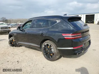2024 Genesis GV80 with VIN KMUHCESC3RU174419, listed as a Copart auction lot 49470875 with 17,636 mi miles and Salvage Title. Bid and sale history available at carsss.com. Image 2.