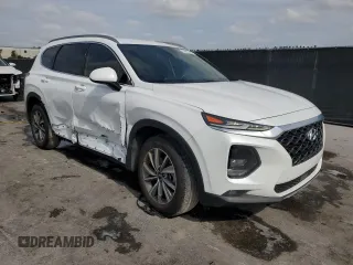 2019 Hyundai Santa Fe SEL with VIN 5NMS33AD8KH032569, listed as a Copart auction lot 53967425 with 71,221 mi miles and Non Repairable. Bid and sale history available at carsss.com. Image 4.