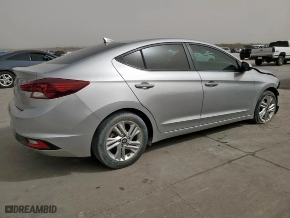 2020 Hyundai Elantra Value Edition with VIN 5NPD84LF9LH607622, listed as a Copart auction lot 48752175 with 81,790 mi miles and Salvage Title. Bid and sale history available at carsss.com. Image 3.