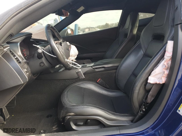 2017 Chevrolet Corvette Grand Sport 1LT with VIN 1G1YW2D76H5101393, listed as a Copart auction lot 83498254 with 53,167 mi miles and Salvage Title. Bid and sale history available at carsss.com. Image 7.