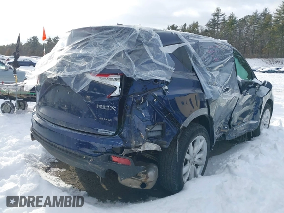 2021 Acura RDX with VIN 5J8TC2H39ML001975, listed as a IAAI auction lot 41508146 with 44,287 mi miles and . Bid and sale history available at DreamBid. Image 4.