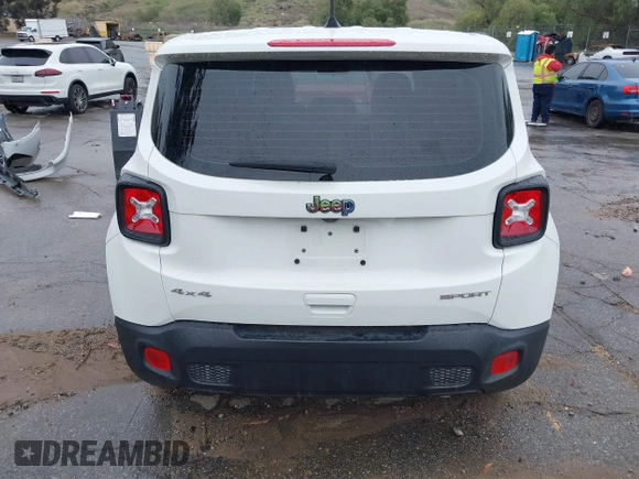 2022 Jeep Renegade Sport with VIN ZACNJDA1XNPN56686, listed as a IAAI auction lot 41779626 with 31,842 mi miles and . Bid and sale history available at DreamBid. Image 16.
