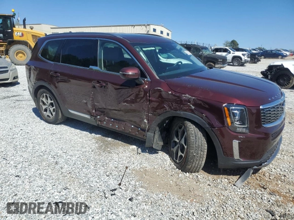 2021 Kia Telluride EX with VIN 5XYP3DHC1MG108526, listed as a Copart auction lot 50435225 with 63,489 mi miles and Salvage title. Bid and sale history available at DreamBid. Image 4.