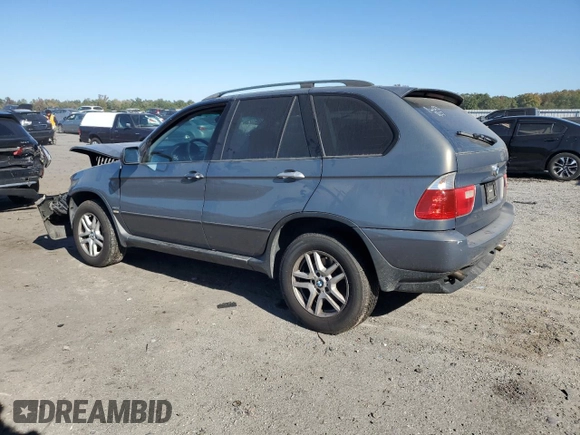 2006 BMW X5 3.0i with VIN 5UXFA13546LY32628, listed as a Copart auction lot 76489804 with 272,051 mi miles and Salvage Title. Bid and sale history available at carsss.com. Image 2.