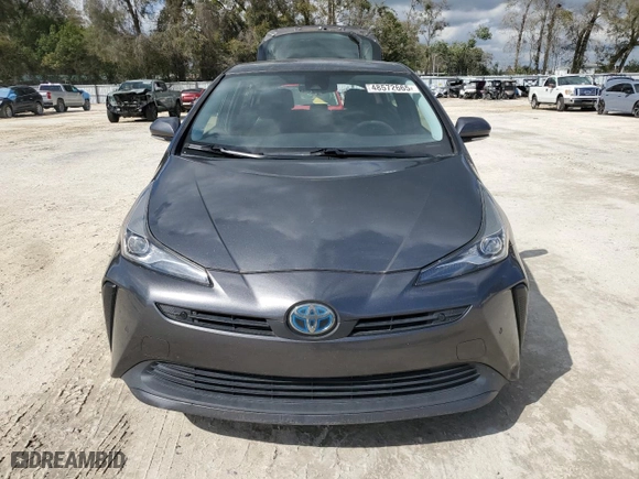 2020 Toyota Prius L Eco with VIN JTDKARFU7L3107327, listed as a Copart auction lot 48572665 with 97,328 mi miles and Salvage Title. Bid and sale history available at carsss.com. Image 5.