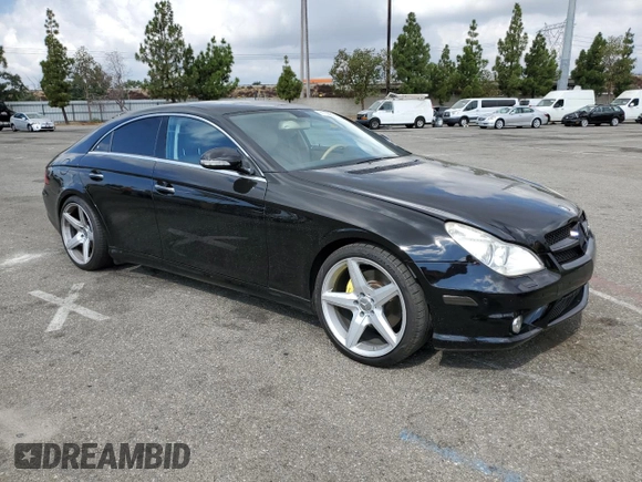 2006 Mercedes-Benz CLS-Class with VIN WDDDJ75X46A074432, listed as a Copart auction lot 71738614 with 104,343 mi miles and Salvage Title. Bid and sale history available at carsss.com. Image 4.