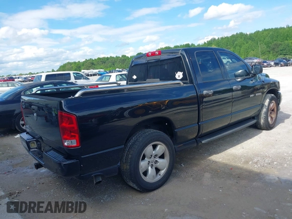 2005 Dodge 1500 SLT with VIN 1D7HA18D95J622472, listed as a IAAI auction lot 42201262 with 212,534 mi miles. Bid and sale history available at carsss.com. Image 4.