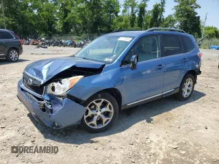 2015 Subaru Forester Touring with VIN JF2SJAWCXFH559970, listed as a Copart auction lot 62570395 with 87,779 mi miles and Salvage title. Bid and sale history available at DreamBid. Image 1.